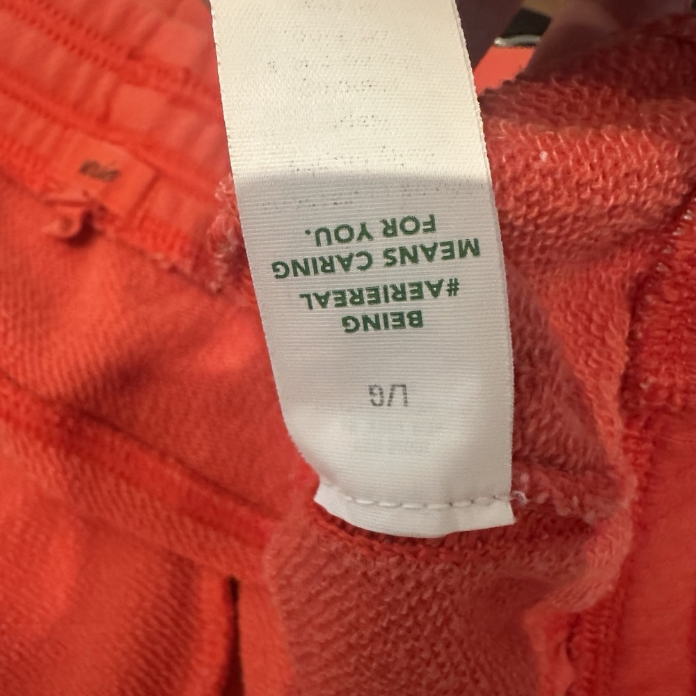 Offline By Aerie Sweatpants Joggers Large Orange With Drawstring. - Picture 8 of 8